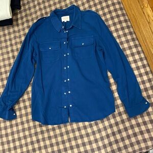 Sezane Davina Shirt Indigo - Size 36